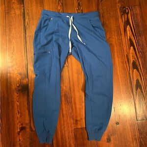 Figs Blue Track Pants